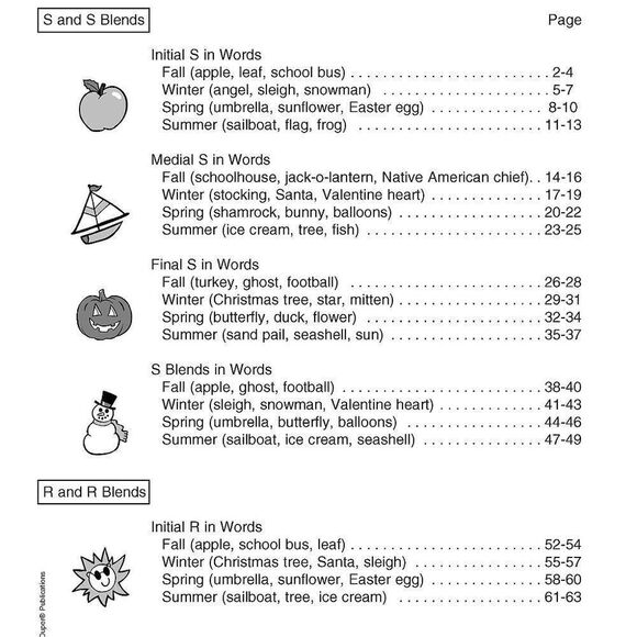 Seasonal Artic Word Search Activity Sheets: for S, R, L, Blends, SH, CH, TH - Picture 3 of 9